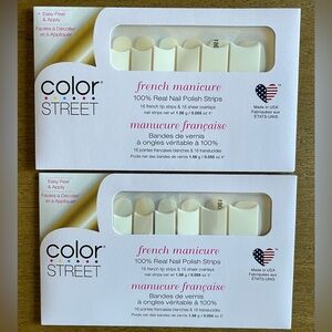 UNOPENED French Manicure Color Street Nail Strips - Lot of 2